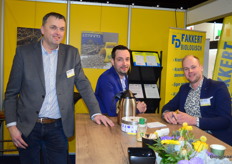 Jan-Willem Aartsen, Hans Wijlens en Jasper Schutte van Fakkert Biologische Voeders.